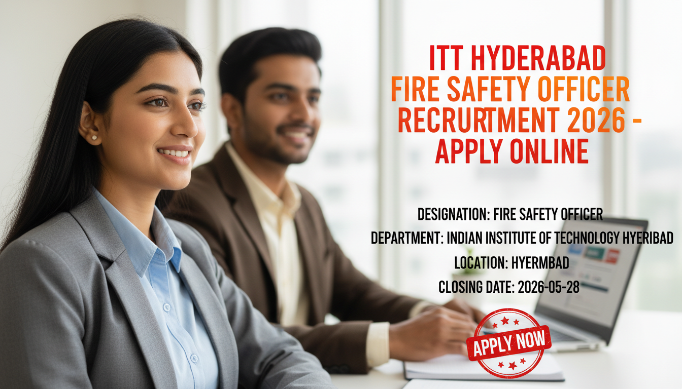 IIT Hyderabad Fire Safety Officer Recruitment 2026