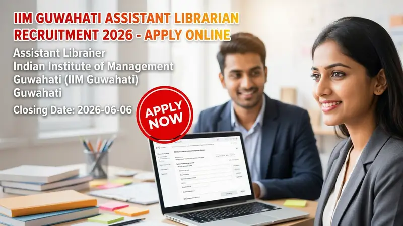 IIM Guwahati Assistant Librarian Recruitment 2026 official notification