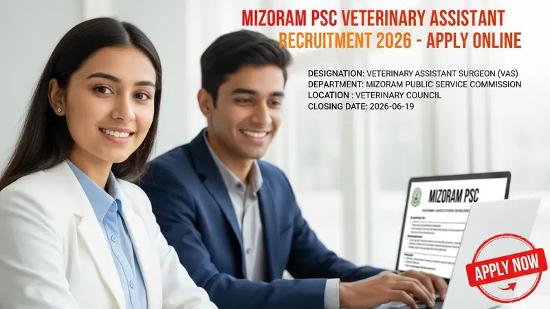 Mizoram PSC Veterinary Assistant Surgeon recruitment