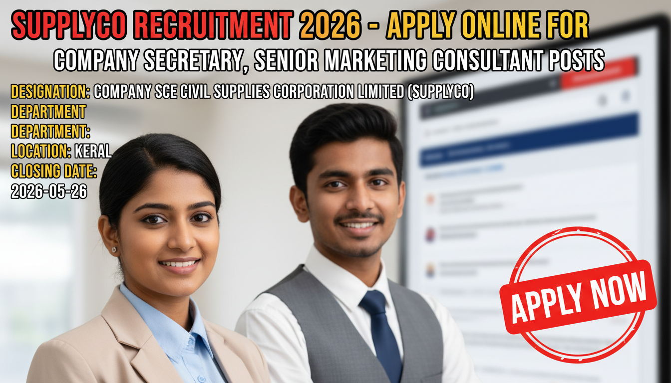 SUPPLYCO Company Secretary and Senior Marketing Consultant recruitment