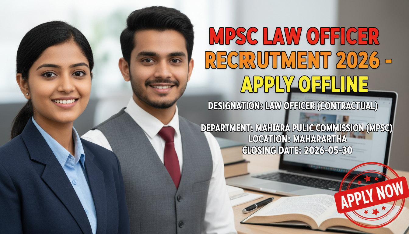 Maharashtra Public Service Commission (MPSC) Law Officer Recruitment