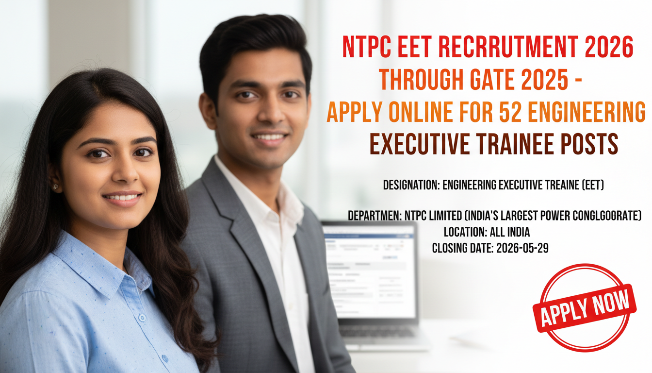 NTPC Engineering Executive Trainee Recruitment 2026