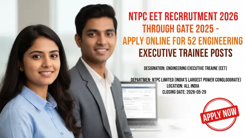 NTPC Engineering Executive Trainee Recruitment 2026