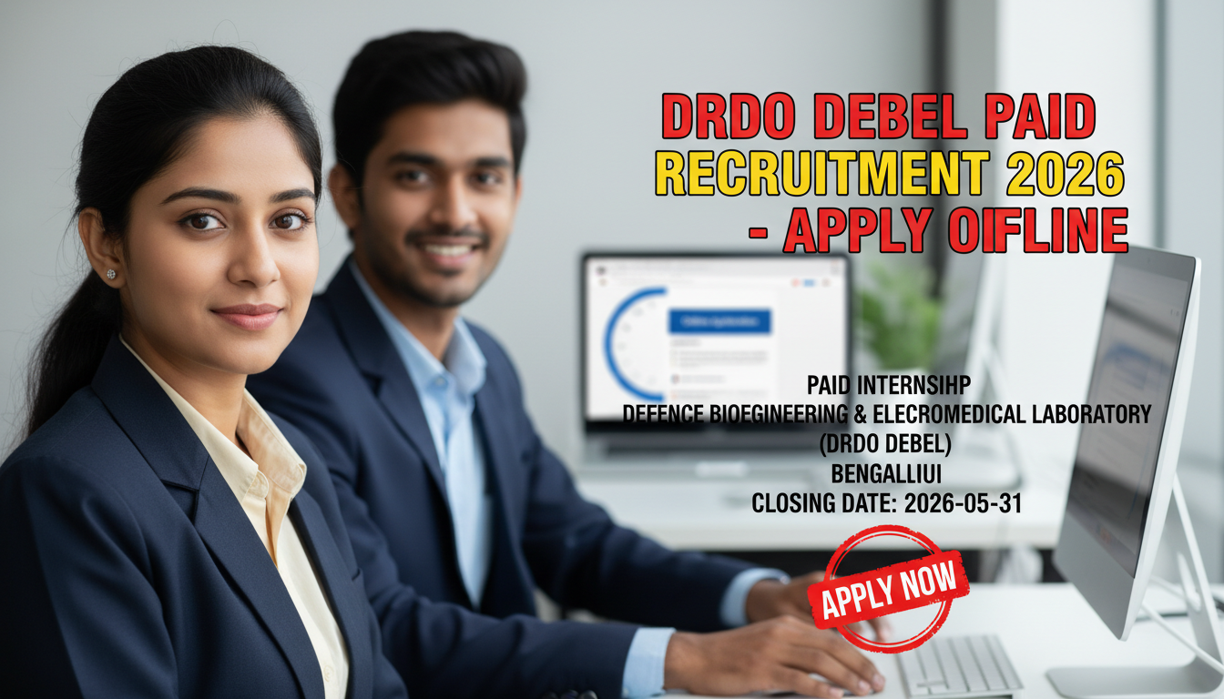 DRDO DEBEL Paid Internship 2026