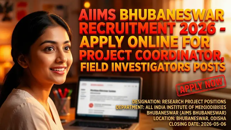 AIIMS Bhubaneswar Research Project Positions Recruitment 2026