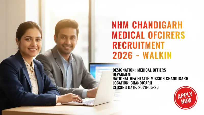 National Health Mission Chandigarh Medical Officers recruitment