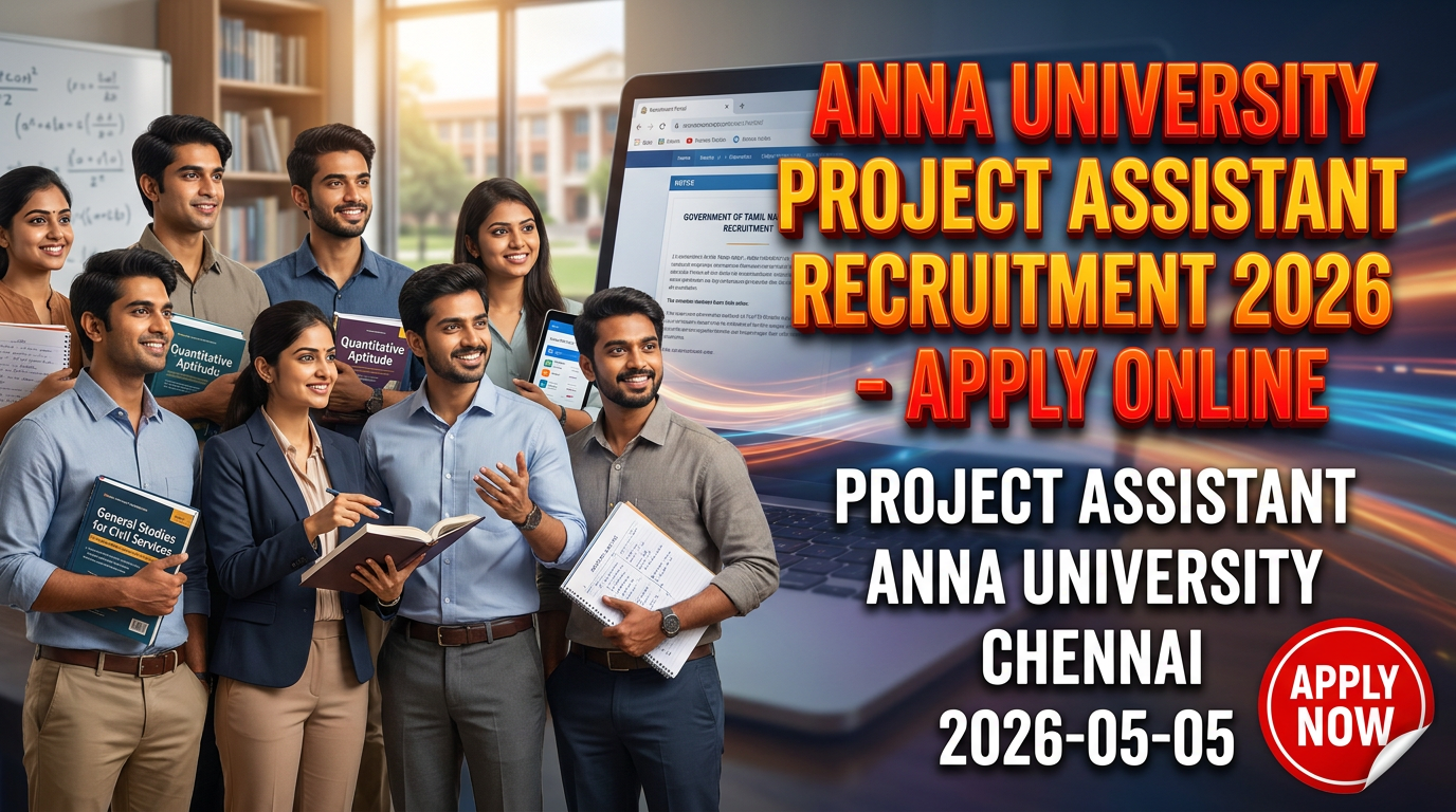 Anna University Project Assistant Recruitment 2026