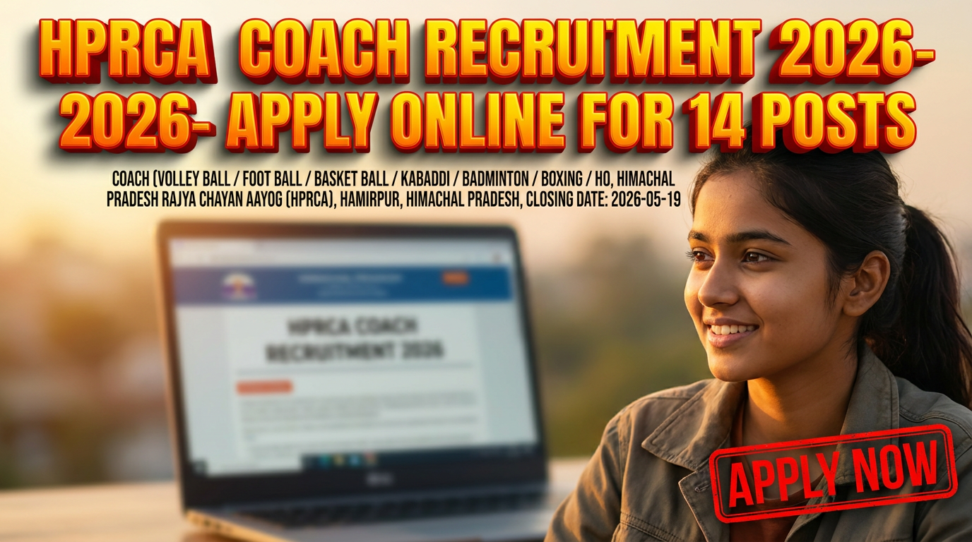 HPRCA Coach Recruitment 2026